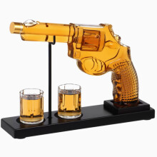 Set de decantoare de whisky de 283 ml și pahare de 50 ml, dozator de whisky pentru băuturi alcoolice, Scotch Bourbon, seturi cadou din