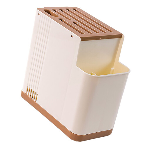 Vertical Cutter Organizers With Multiple Compartment For-brown