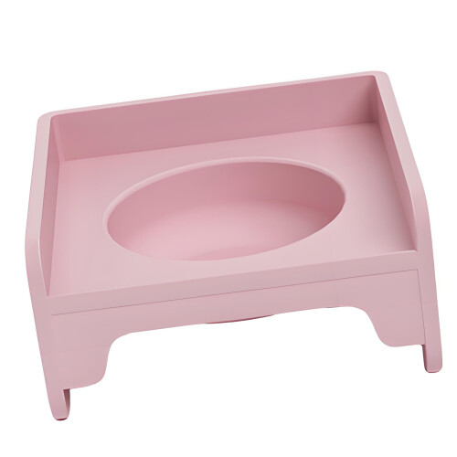 Mangeoire surélevée pour animaux de compagnie, plat de-Rose