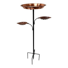Weather Resistant Bird Bath Large Bird Feeding-Copper color