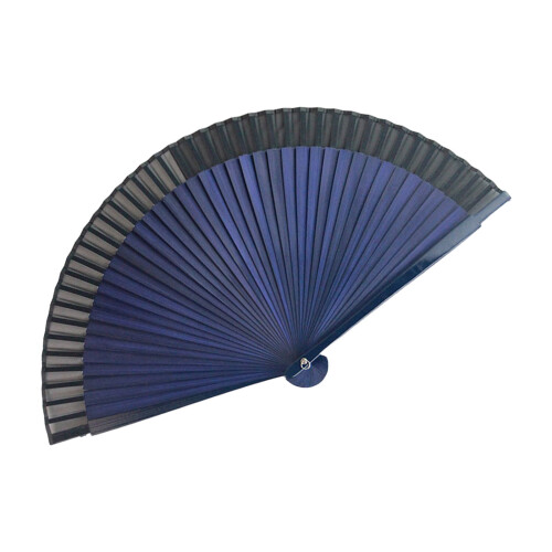 Ventilateur à main pliable de Styles chinois traditionnels,-Bleu