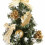 Artificial Mini Christmas Tree with Colored Ornaments 3