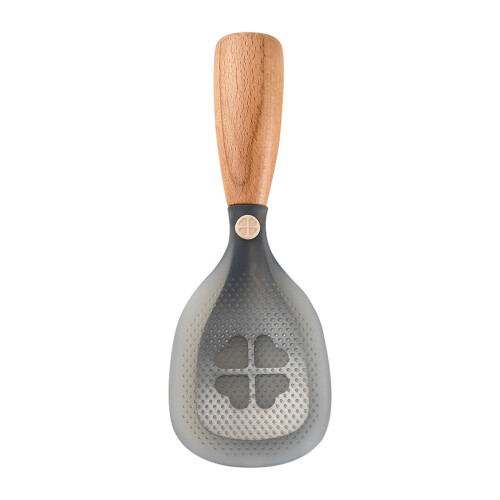 Soft Silicone Rice Spoon with Wooden Handle Cooking-Rice spoon