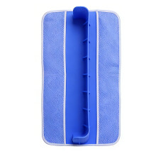 Spill Proof Bathtub Divider Silicone Splash Guard-Deep Blue