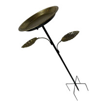 Outdoor Birdbath And Feeder Garden Decoration For-bronze