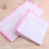Torchons en microfibre et coton roses, lot de 12 5