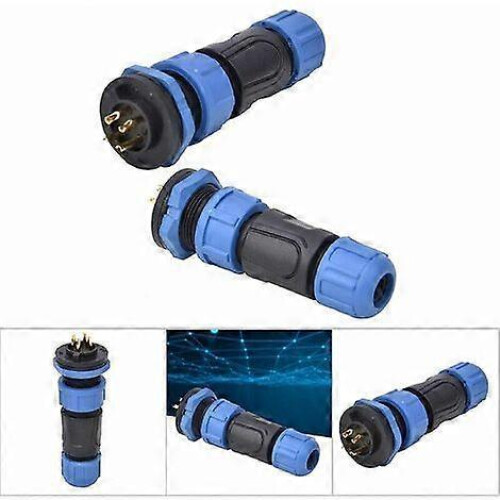 Pin Electrical Cable Connector, Thread Lock Socket, Low Frequency Electrical Wire Connecto 2