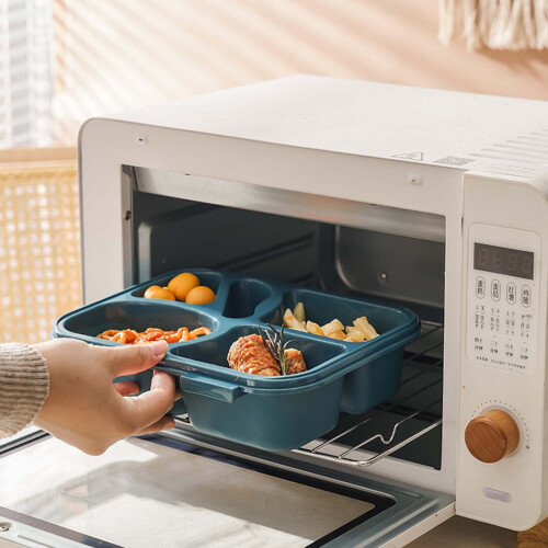 Kayannuo plastic lunchboxset met 4 afsluitbare kommen voor 1