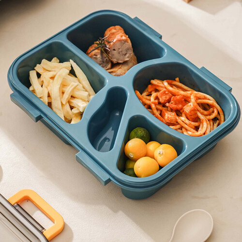 Kayannuo plastic lunchboxset met 4 afsluitbare kommen voor 2