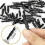 100pcs 1/4" Barbed Coupling Fittings for Drip Irrigation, 1/4" Universal Drip 2