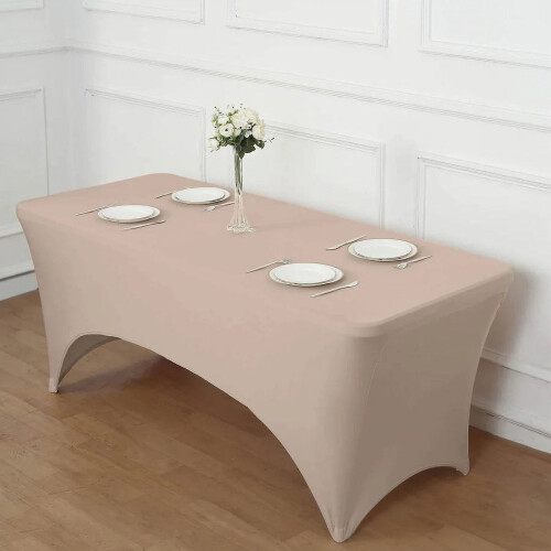 Rectangular Spandex Tablecloth 8 ft x 30 in 2