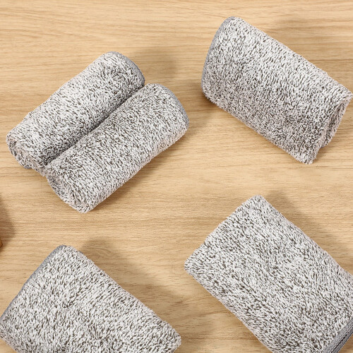 Bamboo Charcoal Microfibre Rags 25 x 25 cm 2