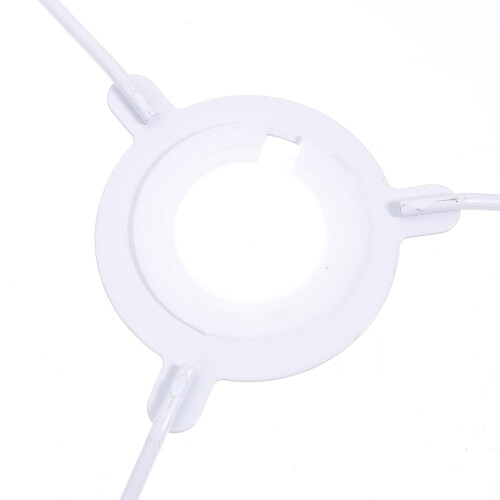 Metal Lampshade Ring Frame 20 cm White 1