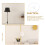 Metal Lampshade Ring Frame 20 cm White 5