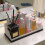 Practical Travel Toiletry bag pliable Design-white marble 6
