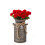 Galvanized Iron Flower Vase with Handle 10x10.5x19cm 4