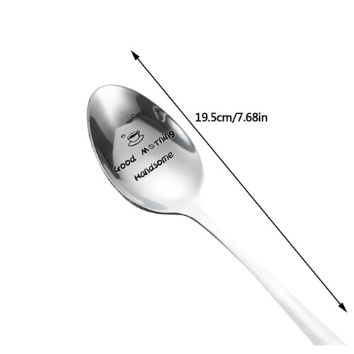 Gravierter Edelstahllöffel als Geschenk – 19,5 cm 2