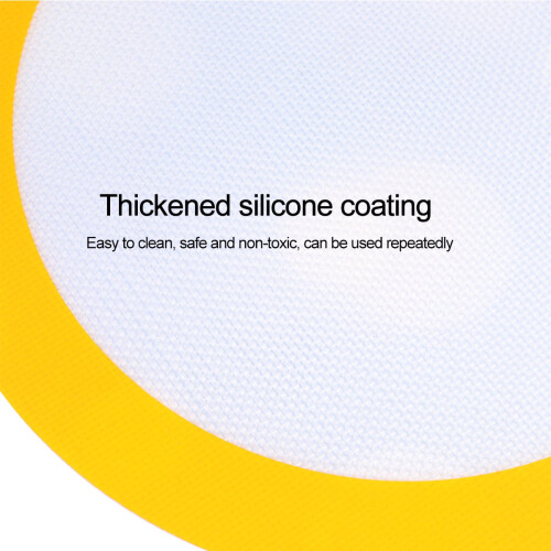 2-Pack Silicone Baking Mats Round 25.4 cm 2