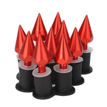Modifikationszubehör, eloxierte und pulverbeschichtete Aluminium-Spike-Motorradwindschutzscheibenbolzen für eine großartige Optik, vielseitig