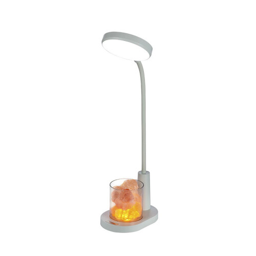 LED Stone Desk Lamp, Adjustable Brightness, Rechargeable 1