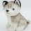Realistic Husky Dog Plush - Sitting,25 cm 5