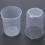 50mL Graduated Beaker, Clear Polypropylene, 4 pcs 3