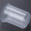 50mL Graduated Beaker, Clear Polypropylene, 4 pcs 5