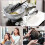 3 Pieces 3 Way ir Highlighting Cutting Comb 3 Sided Highlighting Comb Weaving 5