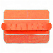 Silicone Bathtub Splash Guard Toy Organiser With-Orange