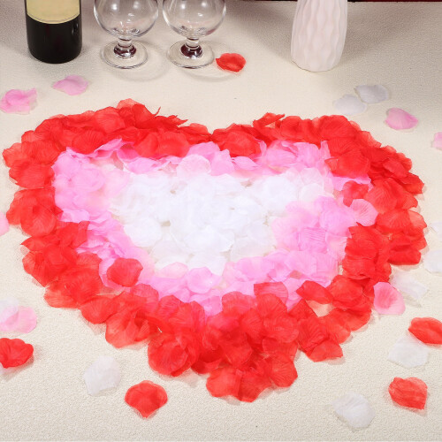 3000 Silk Rose Petals for Wedding Decoration 1