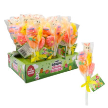 Candy Realms Spring Lollipop Bouquet, Fruit Flavour Lollipops, Perfect for Easter Baskets, Hunts & Gifting, 50 g (Pack of 18)