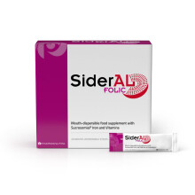 SiderAL Folic Iron Supplement for Women, Reduces fatigue, Pregnancy, Iron Deficiency, More Energy, Gentle on Stomach, Folic Acid, Vitamins C, D,
