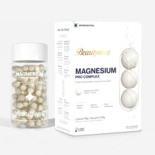 Beautywiseshop Magnesium Pro Complex, Triple Release Formula, 6 Magnesium Salts, 710 mg, Capsules, (30 Count (Pack of 1))