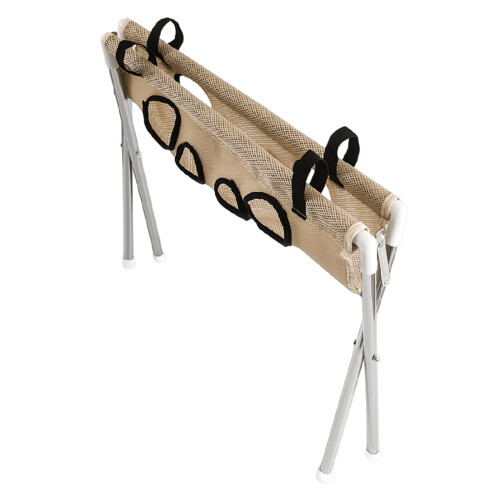 Detachable Washable Pet Grooming Bed AntiScratch Hammock-Coffee