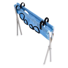 Detachable Washable Pet Grooming Bed AntiScratch Hammock-Blue