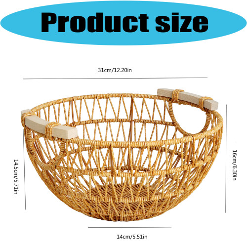 Sturdy Plastic Rattan Bin Iron Reinforcement For Small Space 2