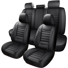 Leather Car Seat Covers for Volvo XC90 20042018, Waterproof Nappa Full Set with 3D Fit and Airbag Safe Design