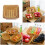 Imitation Rattan Serving Basket Woven Plastic Fruit-Smal Square 3