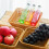Imitation Rattan Serving Basket Woven Plastic Fruit-Smal Square 6