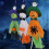 3-Piece Halloween Hanging Pumpkin Windsock Decor 2