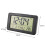 Digital Alarm Clock with Temperature Display Black 3