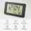 Digital Alarm Clock with Temperature Display Black 4