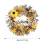 Faux Sunflower Wreath with Bumblebee 45cm 2