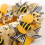 Faux Sunflower Wreath with Bumblebee 45cm 4