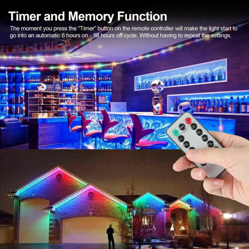 LED-snöreljus10m100LED USB-driven dimbar 1