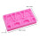 Conjunto de 3 Moldes de Silicone para Fondant com Princesa 3
