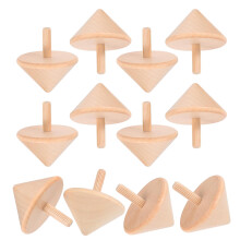 Plateau Ă fouetter en bois non peint, 4.5x5.5cm, petits jouets