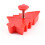 4-Piece Christmas Cookie Stamper Set - ABS Plastic 5