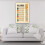 Affiche musicale : Accords de basse et de guitare (impression sur toile) 4