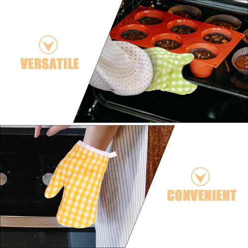 Kids Oven Mitts Heat-Resistant Polyester 4 Pack 1